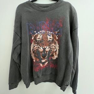 Anine Bing Tiger Sweatshirt- Size Large